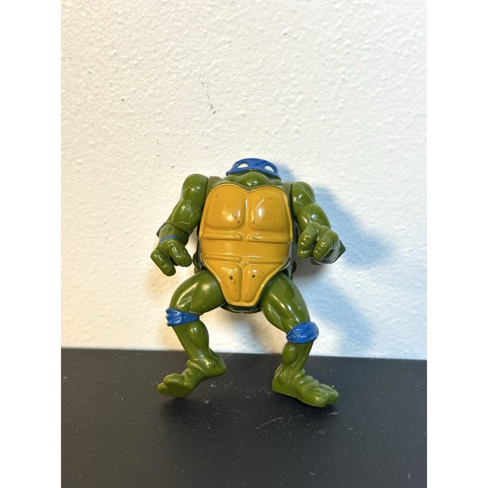 Vintage‎ TMNT Leonardo Figure Head Dropping Action Figure 1991 Teenage Mutant